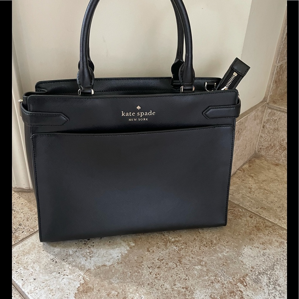 Kate Spade staci large satchel black